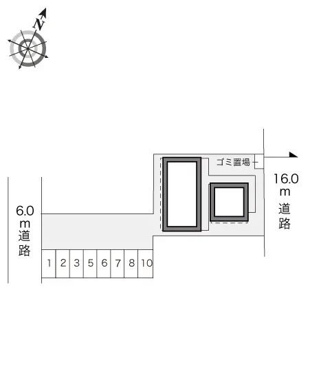 ★手数料０円★知立市宝 月極駐車場